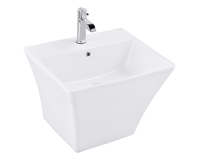 Integrated One-Piece Basin