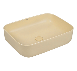 Table Top Basin - Matt Beige